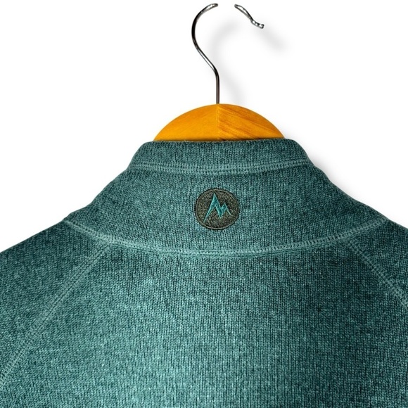 Marmot Drop Line 1/2 Zip Pullover Lightweight Jacket, Kelley Green, Size Large - Picture 12 of 14